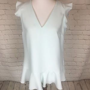 Romantic V-Neck Ruffled Blouse